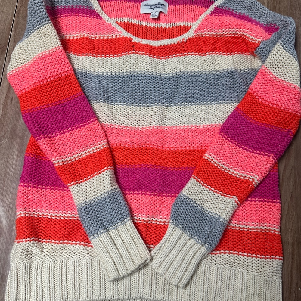 American Eagle Outfitters Multicolor Striped Sweater